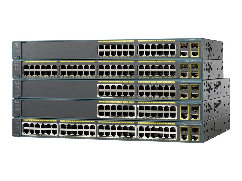 CISCO Cat2960Plus48 10/100PoE+2 1000BT+2