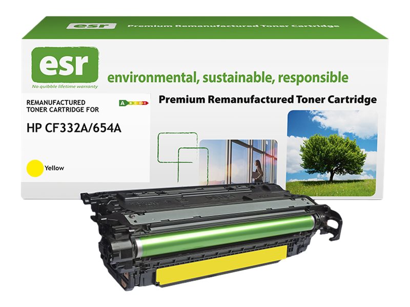 ESR Toner cartridge compatible with HP CF332A yellow remanufactured 15.000 pages