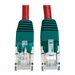 Tripp Lite 10ft Cat5e Cat5 Molded Snagless Crossover Patch Cable RJ45 Red 10