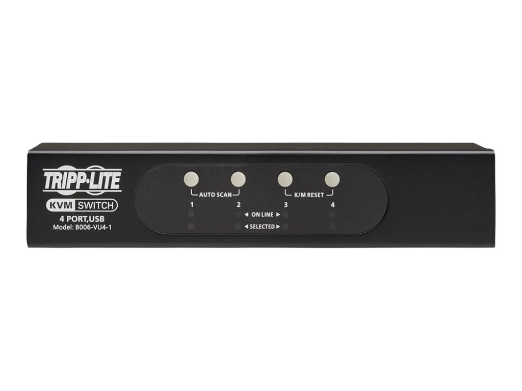Eaton Tripp Lite series 4-Port VGA KVM Switch for USB or PS/2 Keyboard/Mouse