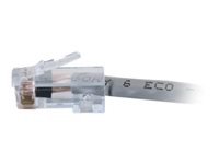 C2G 15ft Cat6 Non-Booted UTP Unshielded Ethernet Network Patch Cable - Plenum CMP-Rated - Gray