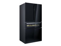 Siemens iQ700 KF96RSBEA Køleskab/fryser Frans dør-bundfryser Sort