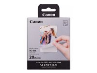 Canon SELPHY XC-20L Farve (cyan, magenta, gul) Kassette og papirsæt til print-bånd