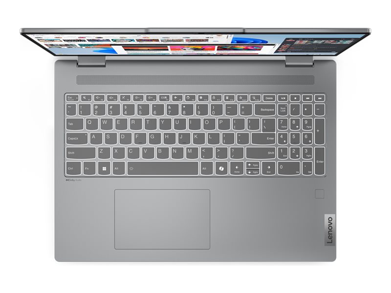 Lenovo IdeaPad 5 2-in-1 16AHP9 83DS Notebook - 16 inch - 16 GB RAM - 512 GB SSD NVMe - AMD Ryzen 5 - Radeon 760M - Luna Gray - 83DS0001CF