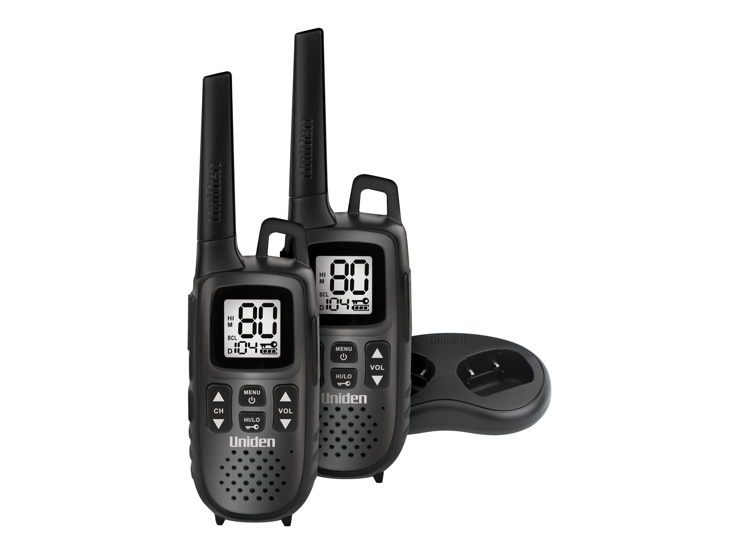 Uniden UH615-2 Twin Pack two-way radio Product shot Front 79950