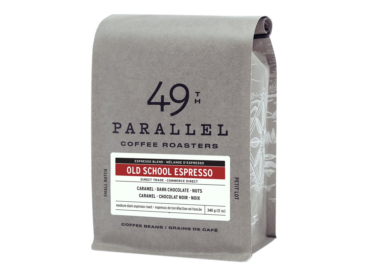 49th Parallel Coffee Roasters Old School Espresso Coffee Beans - 340g