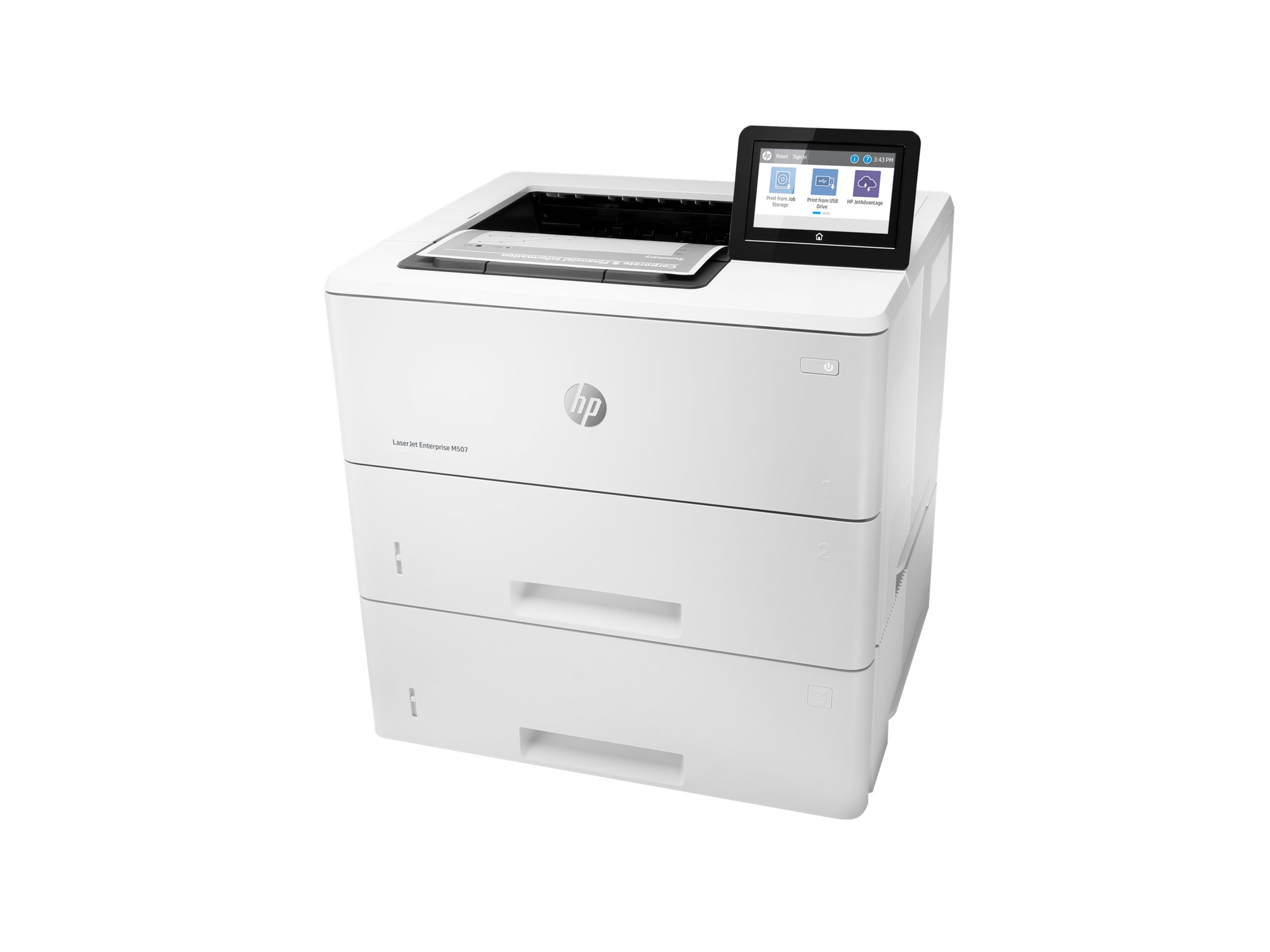 Hp Laserjet Enterprise M507x Printer B W Laser Hp Laserjet Enterprise M507x Printer B W Laser
