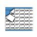 Brady Wire Marker Card Consecutive Numbers 225-249
