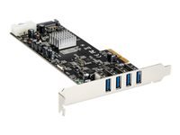 StarTech.com 4 Port USB 3.0 PCIe Card w/ 4 Dedicated Channels - UASP - USB 3.0 PCI Express Card Adapter