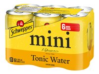 Schweppes Mini Tonic Water - 6x222ml