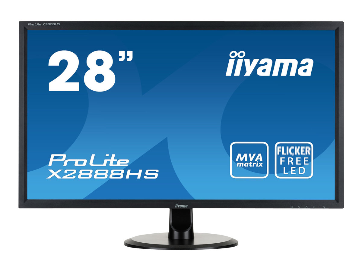 iiyama ProLite X2888HS 28インチ モニター 本体 iiyama ProLite X2888HS-B2 - LED monitor - Full HD (1080p) - 28