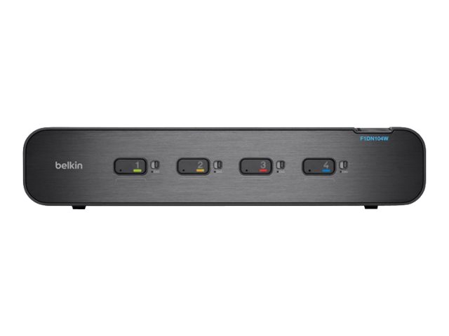 F1DN104W - Belkin Advanced Secure Dual-Head DisplayPort KVM Switch With ...