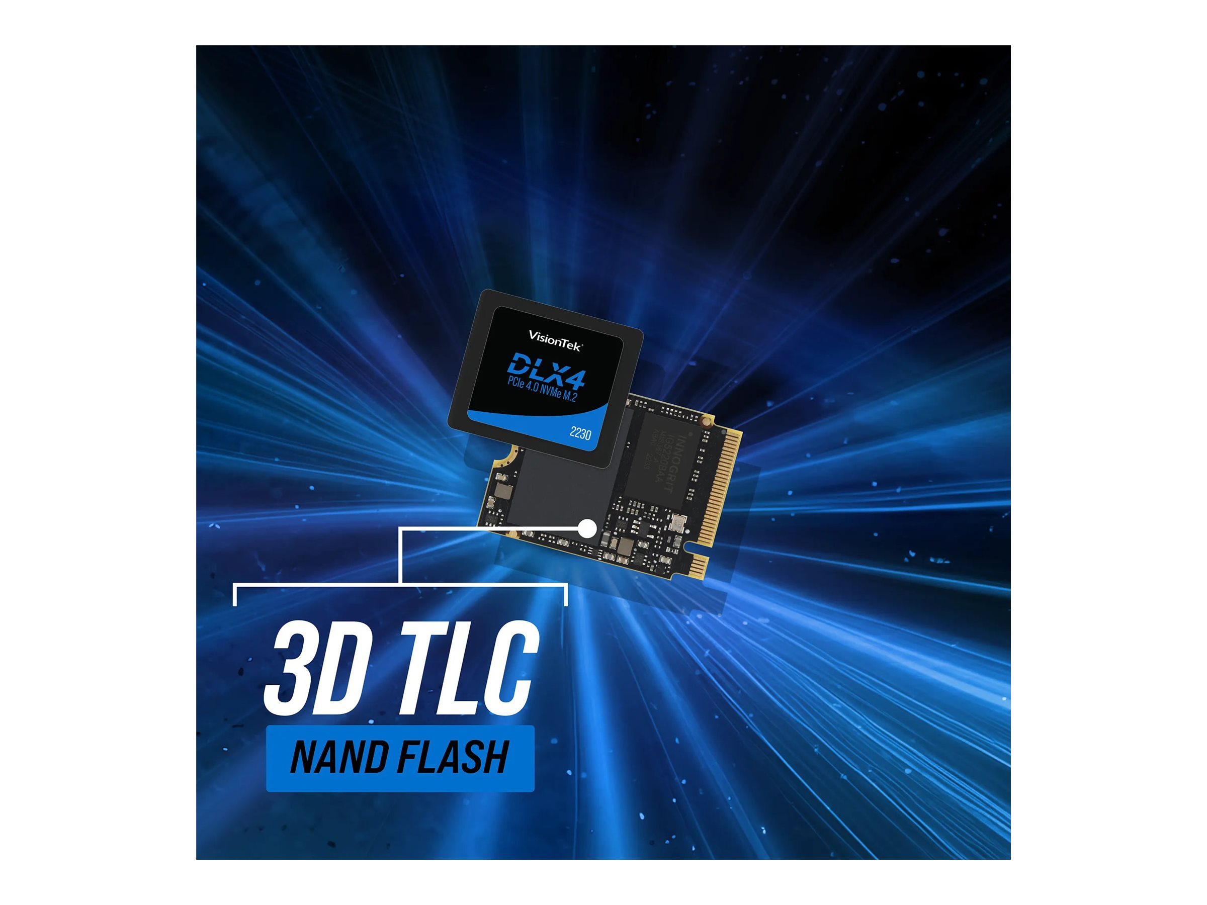 VisionTek DLX4 2230 M.2 PCIe 4.0 x4 SSD (NVMe) –