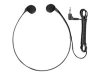 Olympus E103 transcription headset Kabling Hovedtelefoner Sort