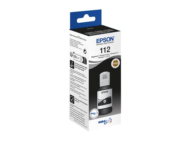 EPSON 4LB 112 EcoTank Pigment Black ink C13T06C14A