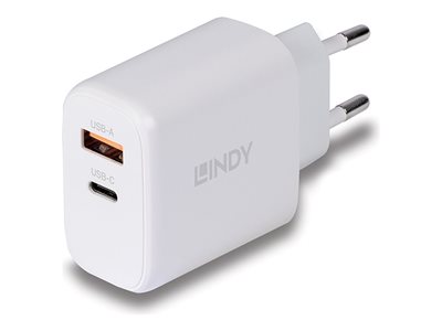 LINDY 65W USB Type C GaN Charger mit EU - 73428
