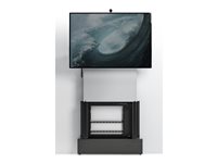 Salamander FPS Series stand - Electric Lift - for interactive flat panel / touchscreen - graphite, white