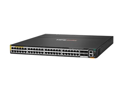 HPE Aruba Networking CX 6300M 48p SR10 1G/2.5G/5G/10G PTP/AVB Class8 PoE 4p 100G MACsec Switch