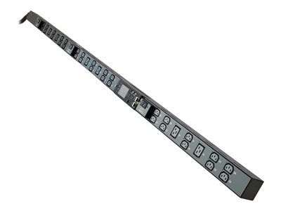 Eaton 12.6kW 200-240V 3-Phase IsoBreaker Managed PDU, Gigabit, 36 Outlets, IEC-309 60A Blue (3P+E) Input, LCD, 10 ft. (3 m) Cord, 0U, 70 in. (1.8 m) Height, TAA