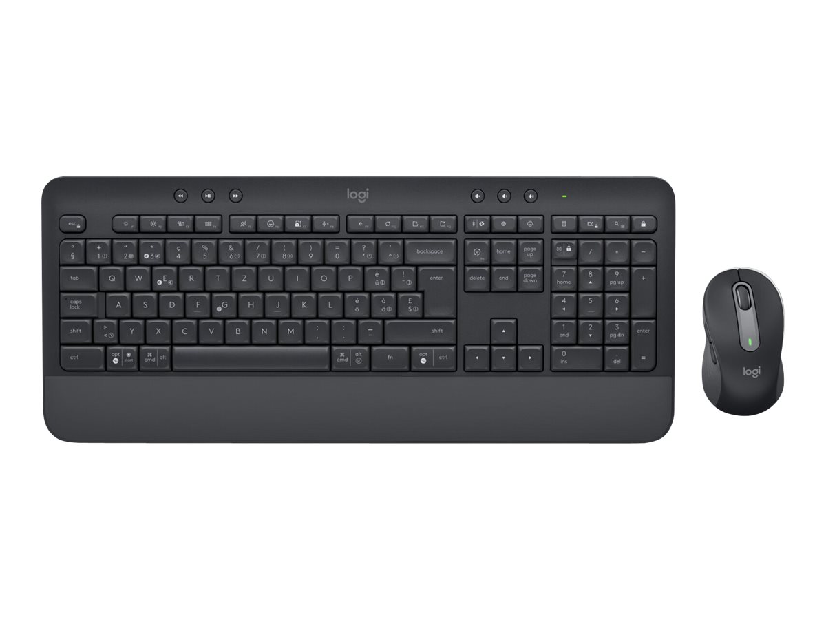 Logitech Signature MK650 Combo for Business - klávesnice a sada myši - QWERTZ - švýcarská - bělavá Vstupní zařízení – foto 2