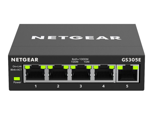 NETGEAR 5-port Gigabit Ethernet Smart