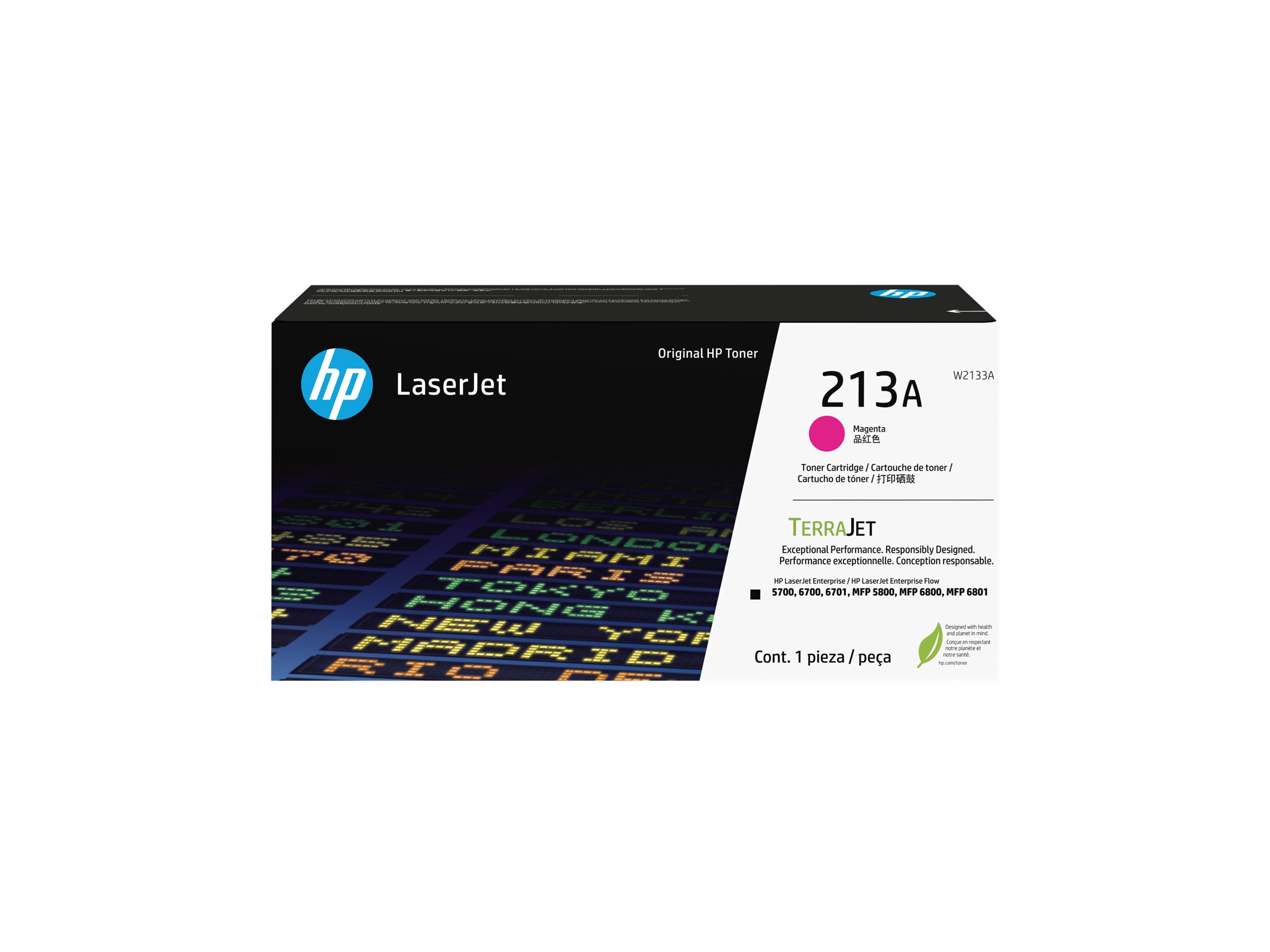 Hp 213a Magenta Original Laserjet Toner Cartridge W2133a