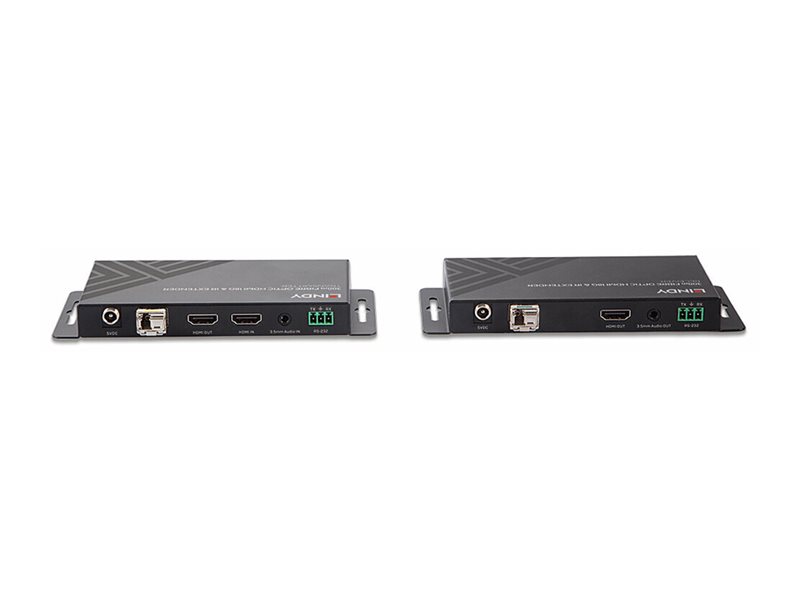 Kit Extender Fibre Optique HDMI 4K60, IR, RS232 & Audio, 300m/1000m