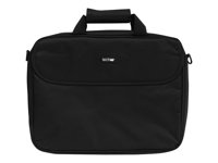 techair - Notebook carrying shoulder bag - 15.6" - black