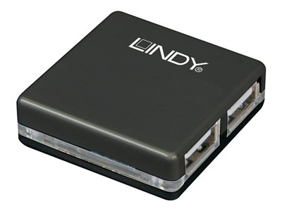 LINDY USB 2.0 Mini Hub 4 Port, 4x4cm, LINDY 42742 42742 (BILD5)