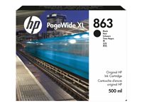 HP 863 - black - original - PageWide XL - ink cartridge