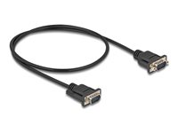 DeLOCK Serielt kabel Sort 50cm