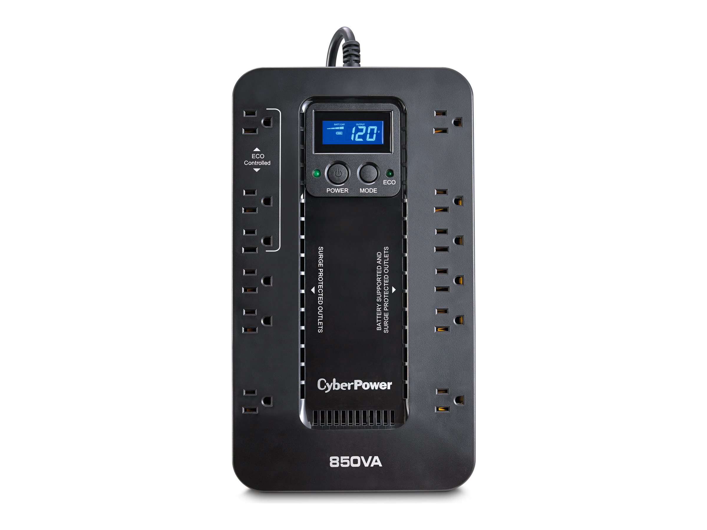 850VA UPS 120V STANDBY ECOLOGICECO UPS LCD 12 OUT 5-15R RJ11 3YR