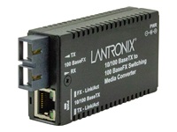 Lantronix M/E-PSW Series - Convertisseur de média à fibre optique - 100Mb LAN - 100Base-FX, 100Base-TX, 10Base-T 