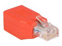 StarTech.com Cat6 Cable - Cat6 Crossover Adapter - GbE - Red - Ethernet Network Cable (C6CROSSOVER) - crossover adapter - red