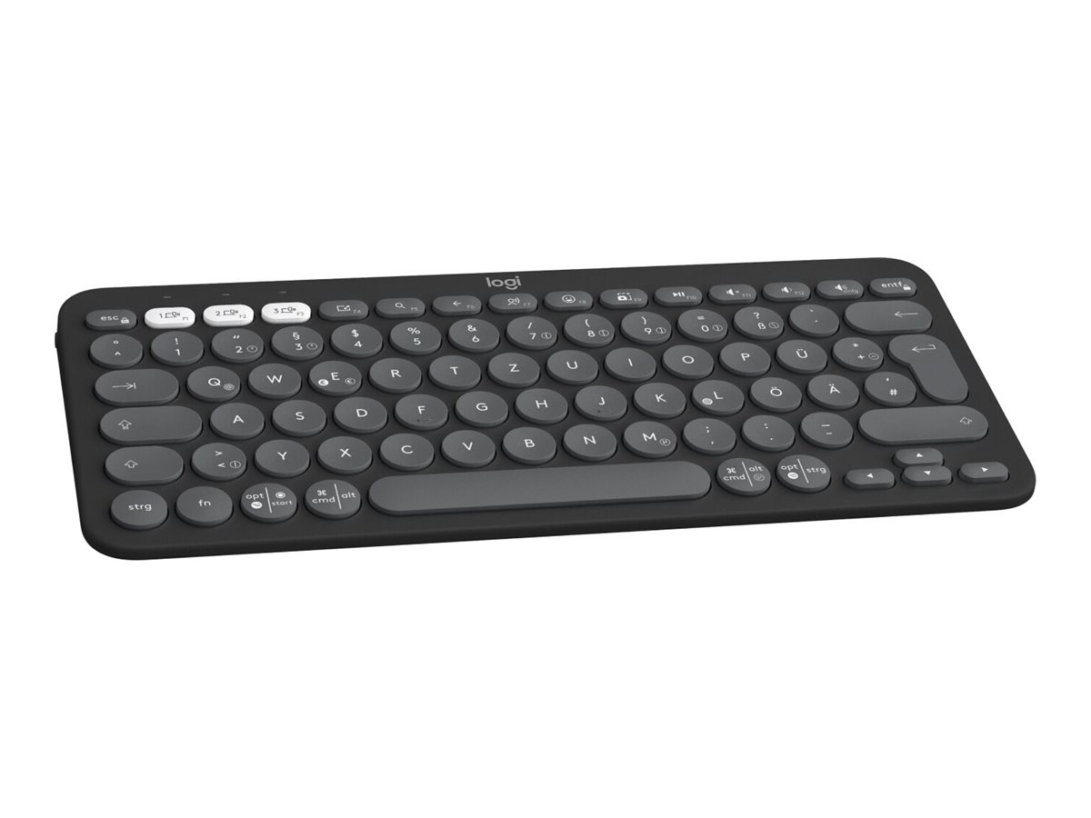 Logitech Pebble Keys 2 K380s - klávesnice - QWERTY - španělská - tonal graphite Vstupní zařízení – foto 2