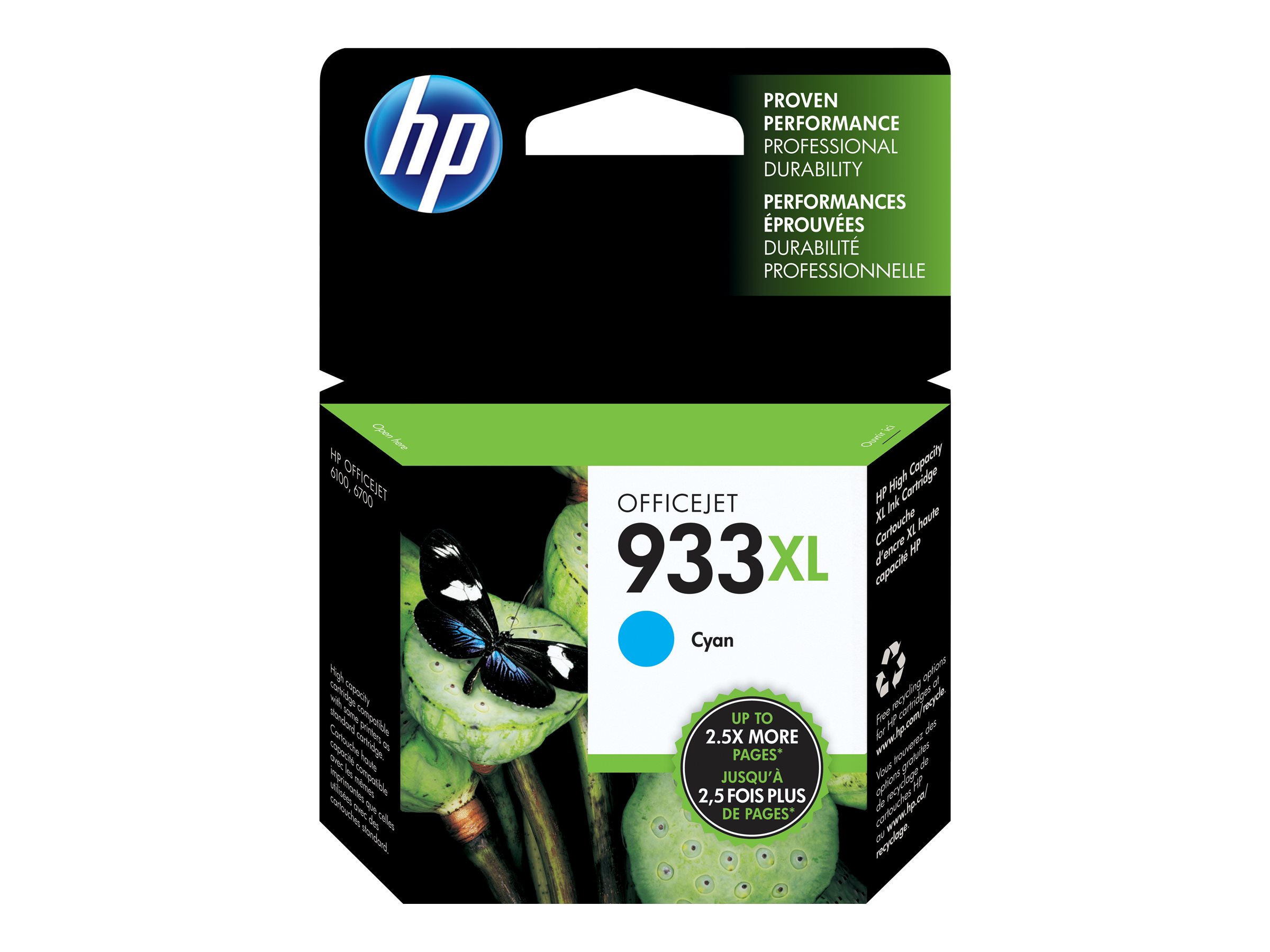 HP 933XL High Yield cyan original ink Usage / lifestyle Multi-angle 72520