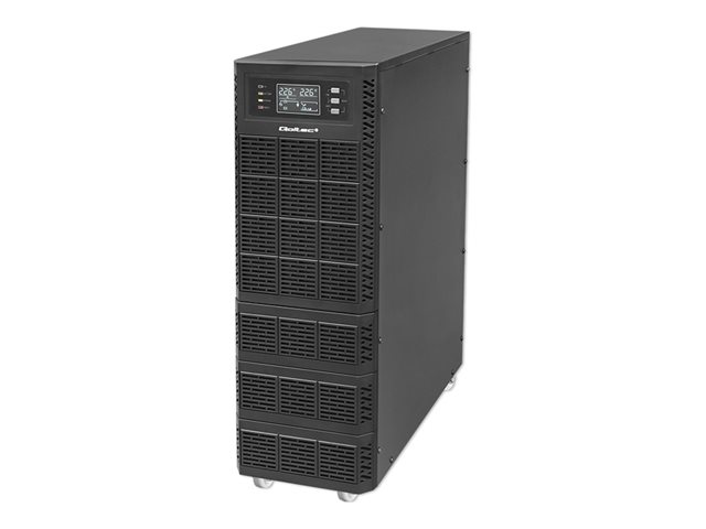 Zasilacz awaryjny UPS Qoltec 6kVA | 6000W | Power Factor 1.0 | LCD | EPO | USB | On-line