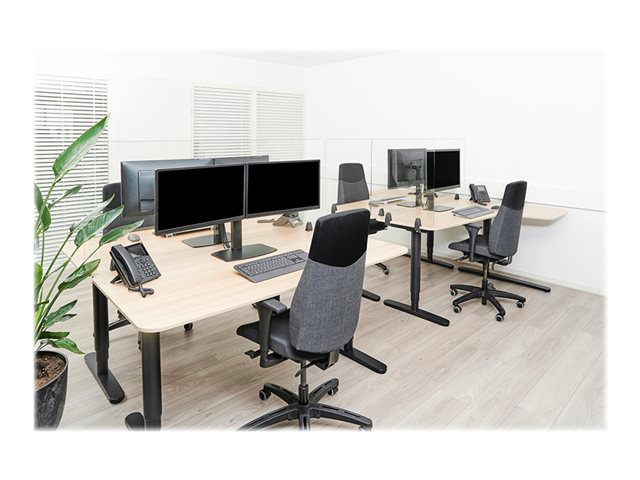Neomounts NS-GLSPROTECT140 - rozdělená obrazovka - montáž na pracovní stůl - 138 x 65 cm - průhledná – foto 15