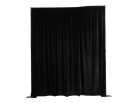 Da-Lite Ultra Velour Drapery Panels - Kit de présentation de draperies - gris