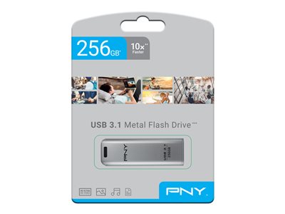 PNY FD256ESTEEL31G-EF, USB-Stick, PNY ELITE STEEL USB  (BILD6)