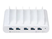 Compulocks 5 Port USB-C and USB-A Charging Dock with UK Plug charging dock - USB-C, USB