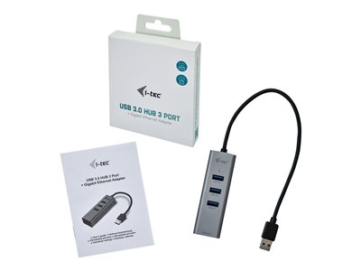 I-TEC U3METALG3HUB, Kabel & Adapter USB Hubs, I-TEC USB  (BILD3)
