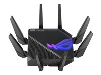 ASUS ROG Rapture GT-AXE16000 - wireless router - Wi-Fi 6E - 802.11a/b/g/n/ac/ax (Wi-Fi 6E) - desktop