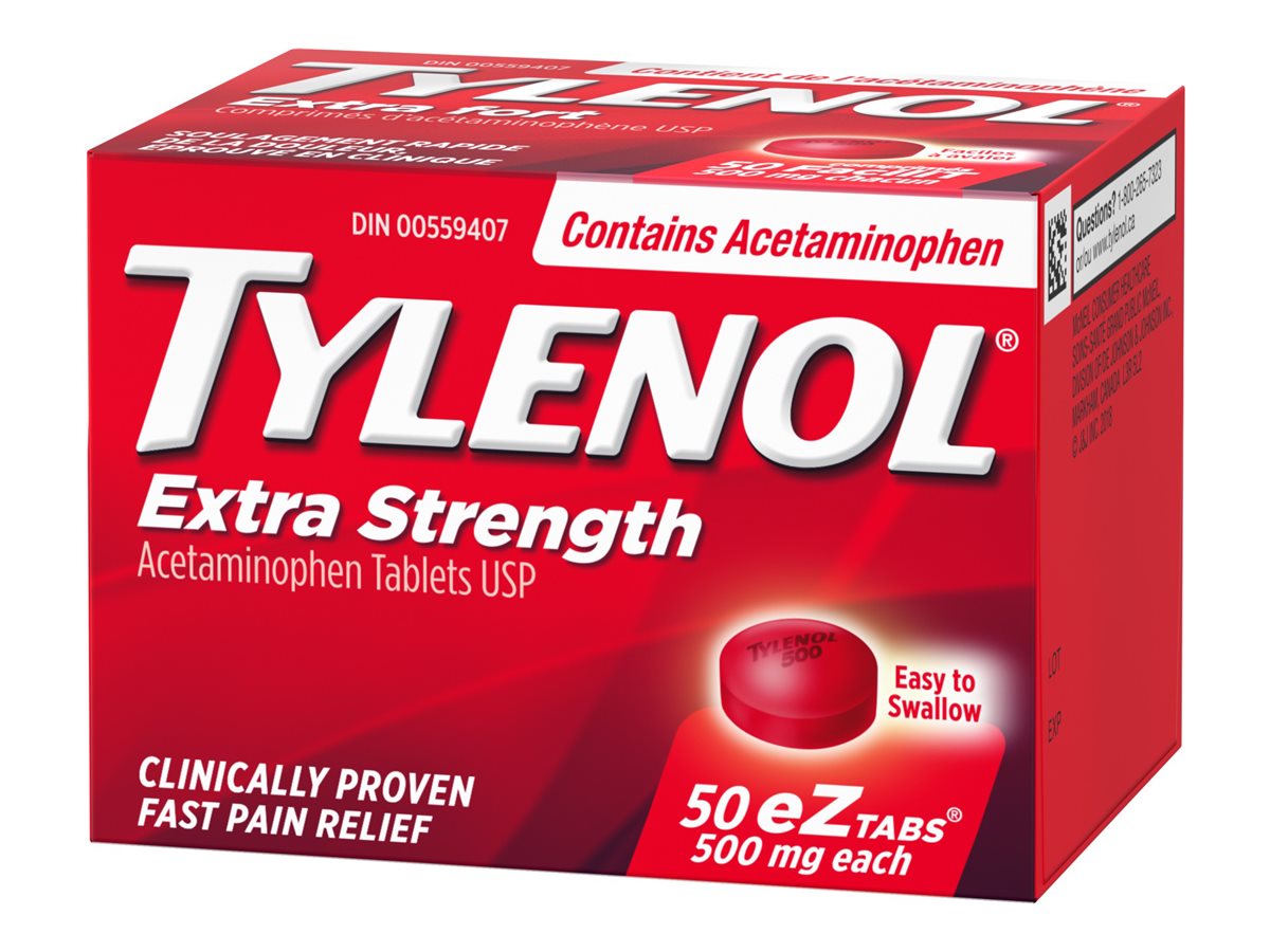 Tylenol Extra Strength eZ tabs - 50's