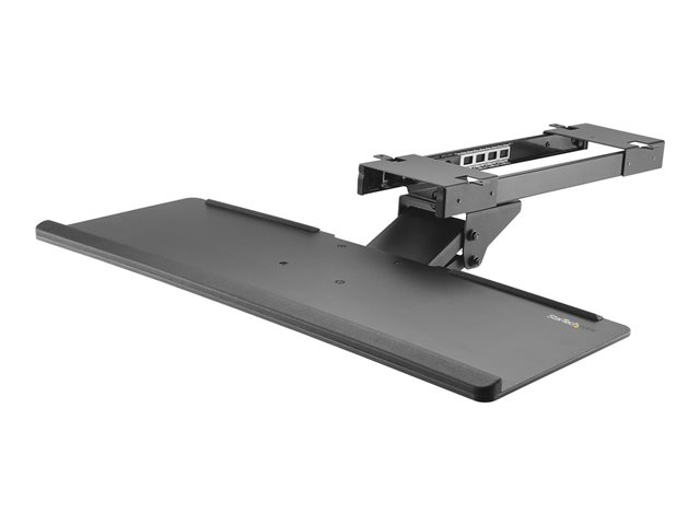 Startechcom Under Desk Mount Keyboard Tray 264” Wide Adjustable Ergonomic Slide Out Keyboard Shelf With Tilt And Swivel Kbtrayadj Keyboard Drawer