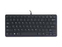 R-Go Compact Tastatur, QWERTY (US), hvid, kablet Tastatur Kabling US