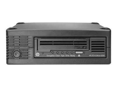 HPE StoreEver 6250 Tape drive LTO Ultrium (2.5 TB / 6.25 TB) Ultrium 6 SAS-2 external 