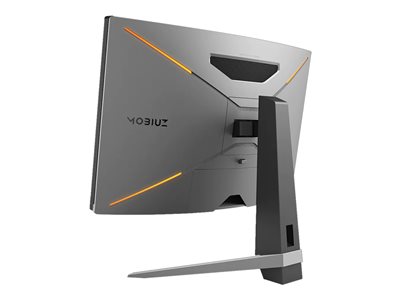 BenQ Mobiuz EX2710R - LED monitor - curved - 27 - 2560 x 1440 QHD @ 165 Hz  - VA - 400 cd/m² - 3000:1 - DisplayHDR 400 - 1 ms - 2xHDMI, DisplayPort -  speakers with subwoofer (9H.LK9LB.QBE) verslui | Atea eShop