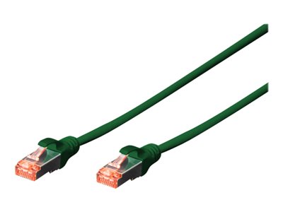 DIGITUS CAT 6 S/FTP Patchkabel, 10 Stück, 2m, grün - DK-1644-020-G-10