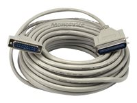 Monoprice Printer cable DB-25 (M) to 36 pin Centronics (M) 50 ft thumbscrews